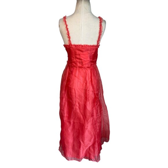 Ulla Johnson Gisele Dress in Desert Rose 2 New Womens Midi Silk Cocktail - Picture 7 of 10